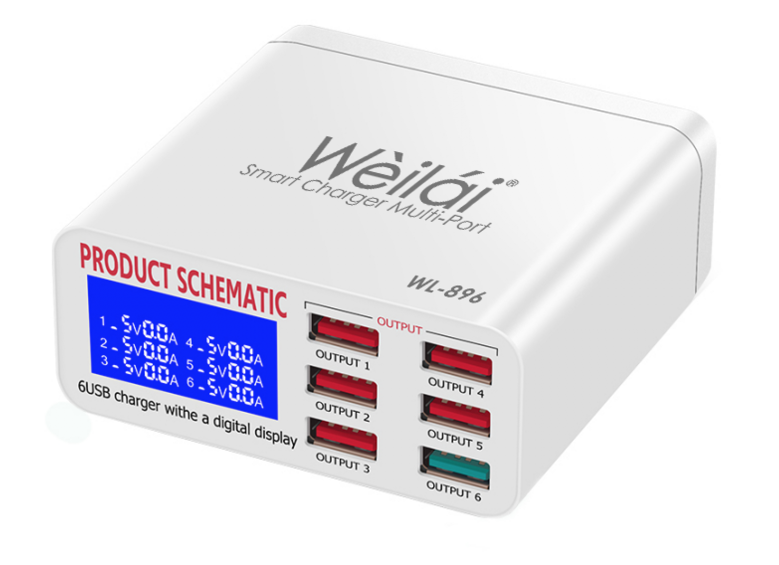 WEILAI WL-896 SUPER CHARGER DIGITAL DISPLAY